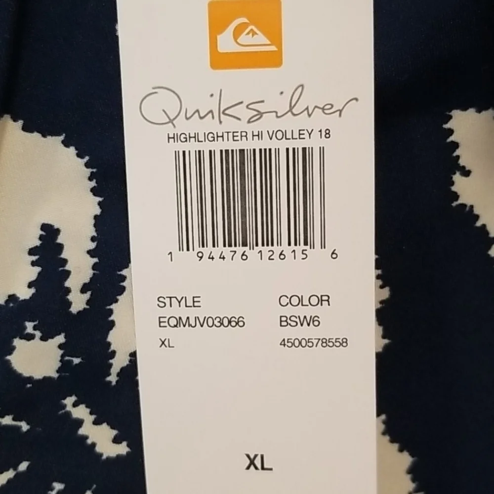 💕QUIKSILVER💕 Waterman Hawaii Print Board Shorts Swim Trunks Floral XL NWT